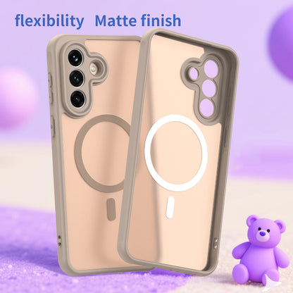 Capa MagSafe para Samsung Galaxy A37 5G, Techsuit, HaloFrost II, Dourada