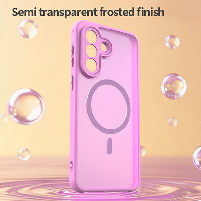 Capa MagSafe para Samsung Galaxy A37 5G, Techsuit, HaloFrost II, Rosa