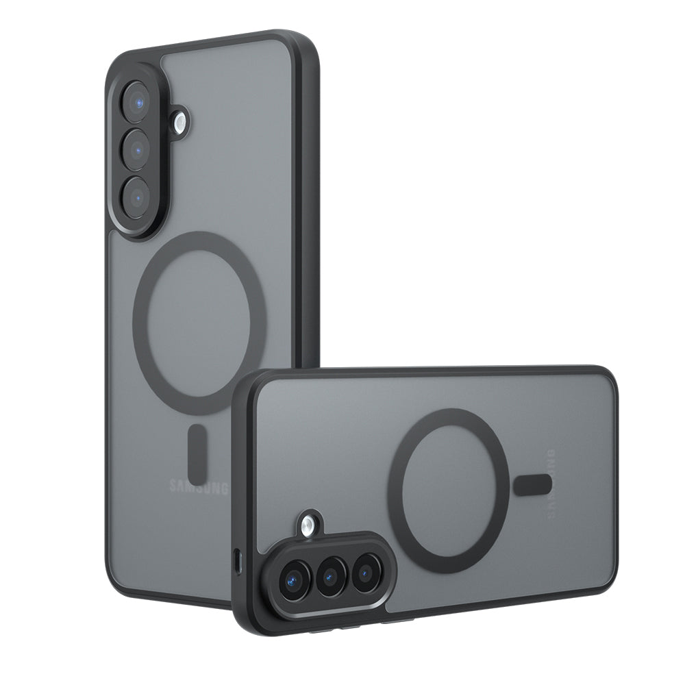 Capa MagSafe para Samsung Galaxy A37 5G, Techsuit, PureFrost, Preta Fosca