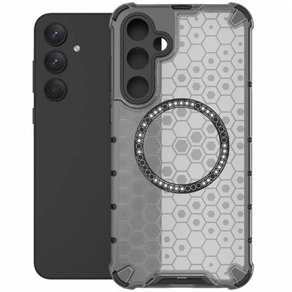 Capa MagSafe para Samsung Galaxy A55 5G A556, Techsuit, HoneyComb Shield, Preta