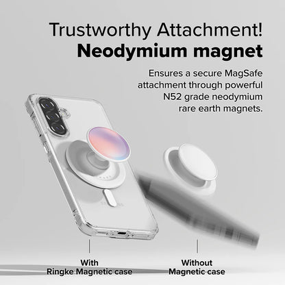 Capa MagSafe para Samsung Galaxy A56 A566 / A36 A366, Ringke, Fusion, Transparente