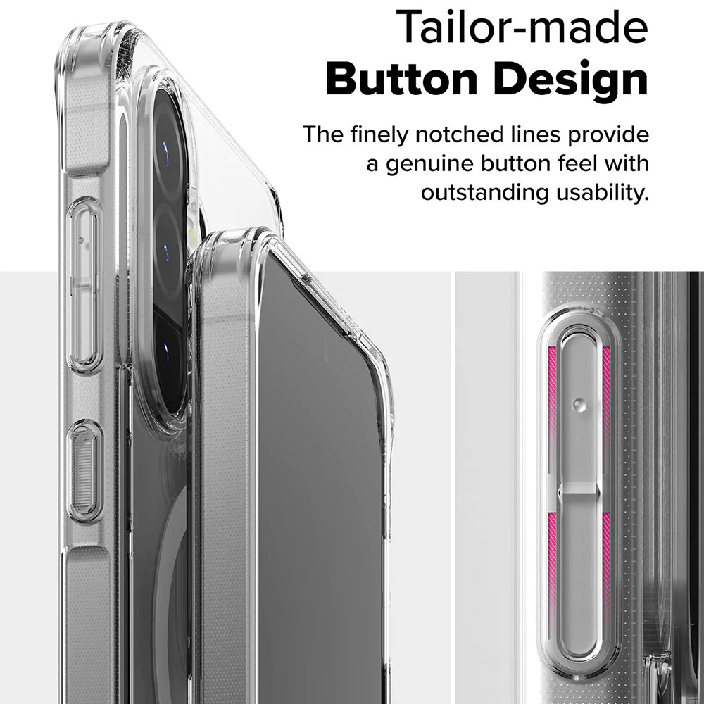 Capa MagSafe para Samsung Galaxy A56 A566 / A36 A366, Ringke, Fusion, Transparente