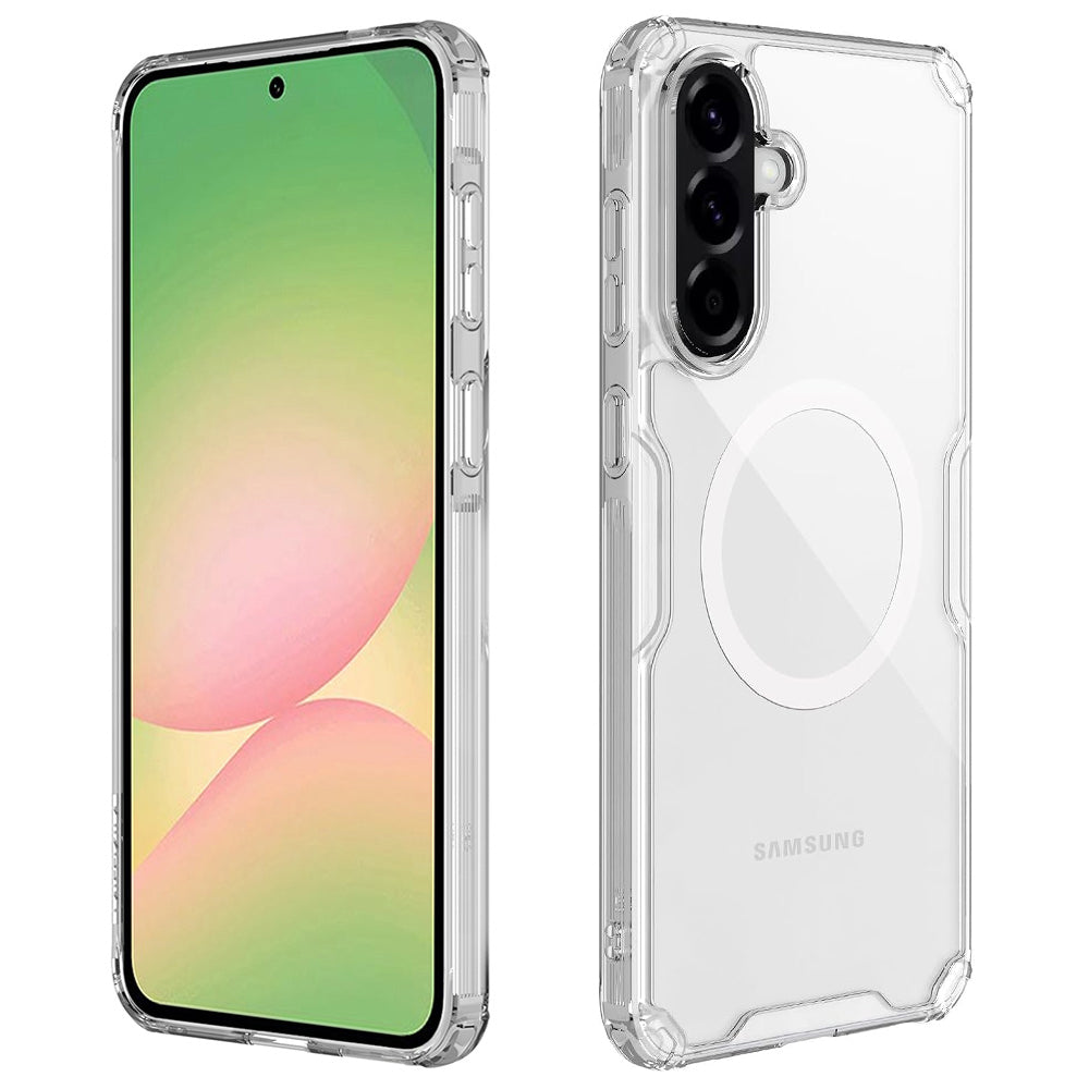 MagSafe Case for Samsung Galaxy A56 A566, Nillkin, Nature Pro, White