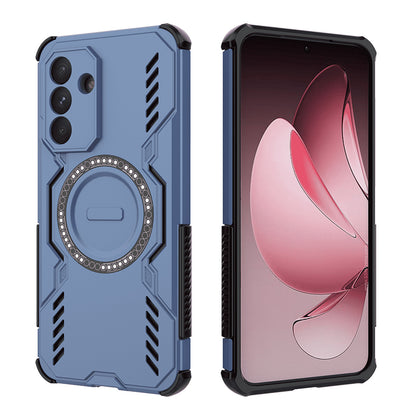 Capa MagSafe para Samsung Galaxy A56 A566, Techsuit, ArmorMag, Azul