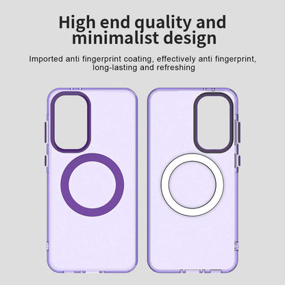 MagSafe Case for Samsung Galaxy A56 A566, Techsuit, CandyCase, Purple