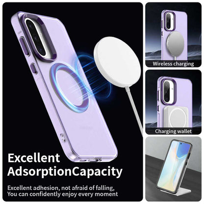 MagSafe Case for Samsung Galaxy A56 A566, Techsuit, CandyCase, Purple