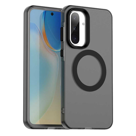 Capa MagSafe para Samsung Galaxy A56 A566, Techsuit, CandyCase, Preta