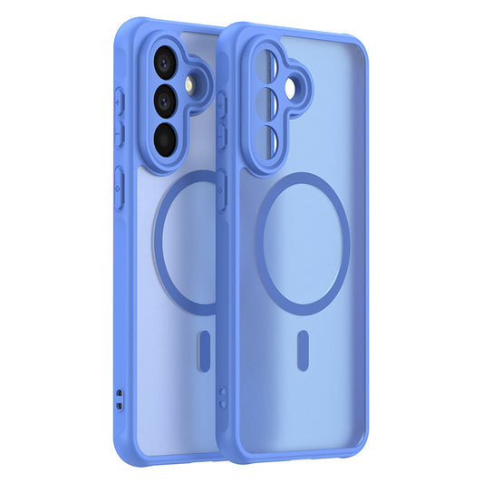 Capa MagSafe para Samsung Galaxy A56 A566, Techsuit, HaloFrost II, Azul