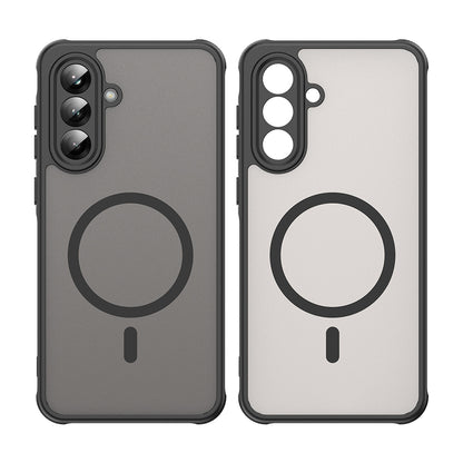 Capa MagSafe para Samsung Galaxy A56 A566, Techsuit, HaloFrost II, Preta