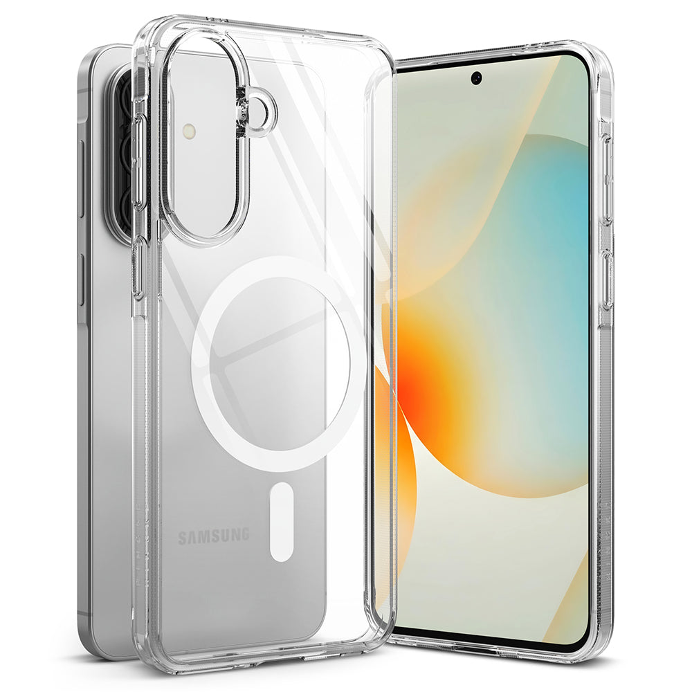 Capa MagSafe para Samsung Galaxy A57 5G, Ringke, Fusion, Transparente