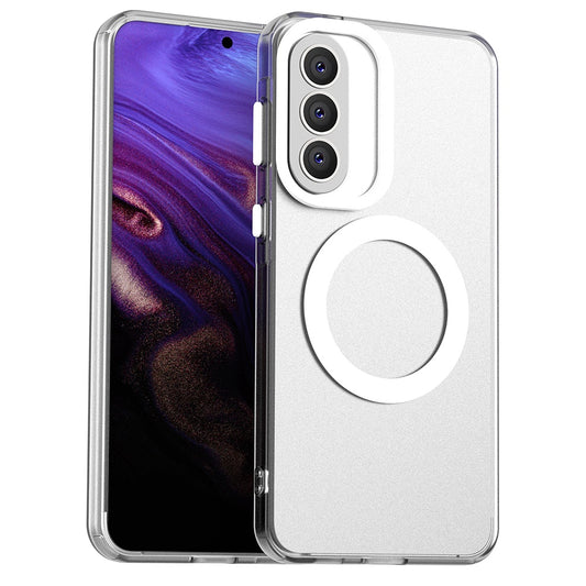 Capa MagSafe para Samsung Galaxy A57 5G, Techsuit, CandyCase, Branca