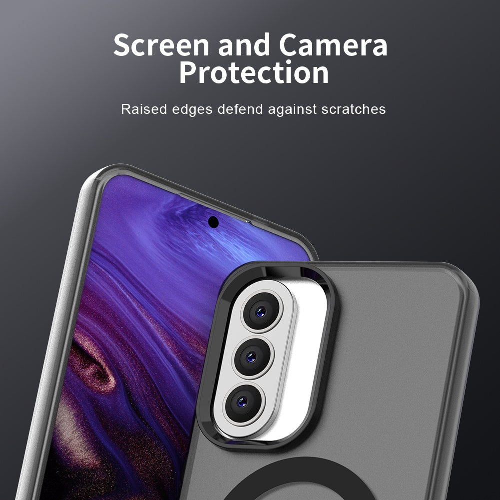 Capa MagSafe para Samsung Galaxy A57 5G, Techsuit, CandyCase, Preta