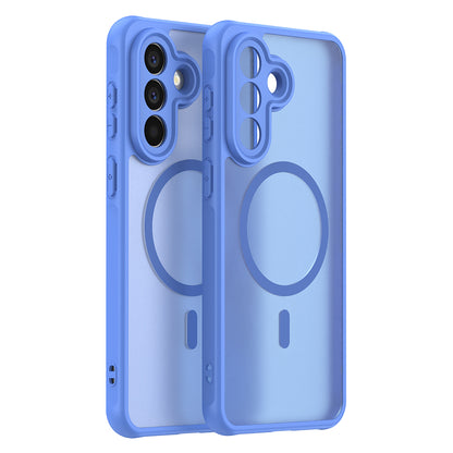 Capa MagSafe para Samsung Galaxy A57 5G, Techsuit, HaloFrost II, Azul.