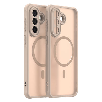 Capa MagSafe para Samsung Galaxy A57 5G, Techsuit, HaloFrost II, Dourada