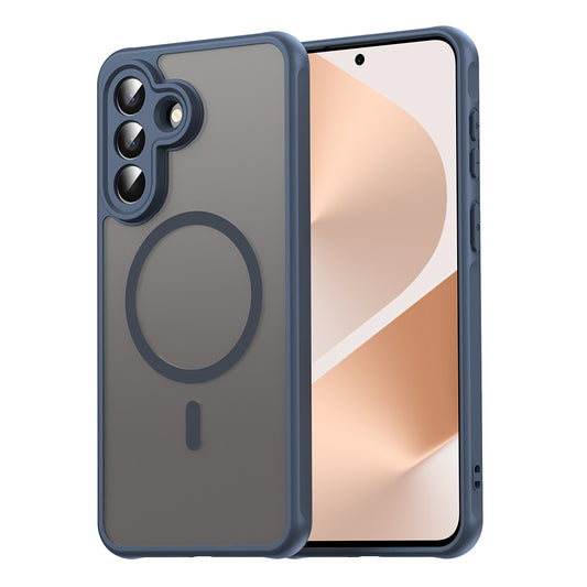 Capa MagSafe para Samsung Galaxy A57 5G, Techsuit, HaloFrost II, Azul-marinho