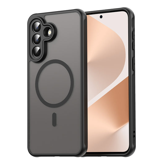 Capa MagSafe para Samsung Galaxy A57 5G, Techsuit, HaloFrost II, Preta