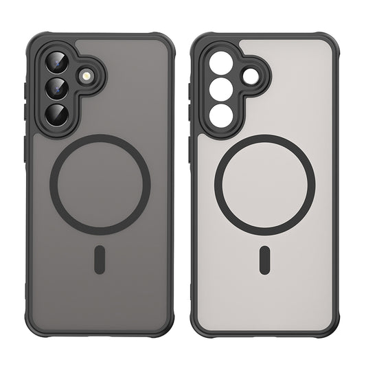 Capa MagSafe para Samsung Galaxy A57 5G, Techsuit, HaloFrost II, Preta