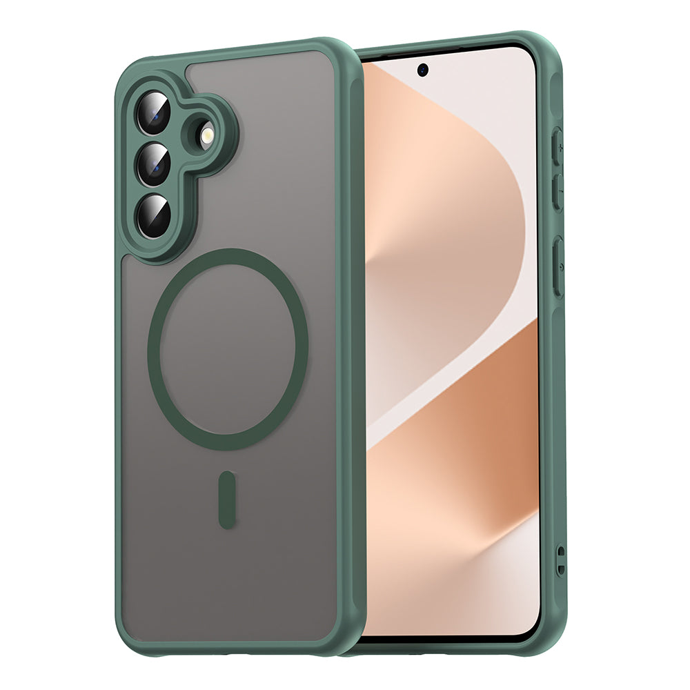 Capa MagSafe para Samsung Galaxy A57 5G, Techsuit, HaloFrost II, Verde