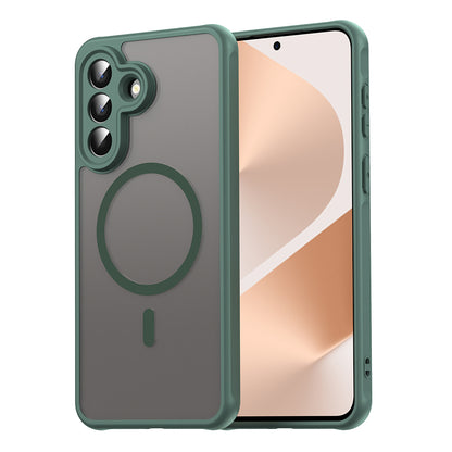 Capa MagSafe para Samsung Galaxy A57 5G, Techsuit, HaloFrost II, Verde