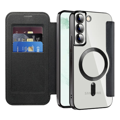Capa MagSafe para Samsung Galaxy S22+ 5G S906, Techsuit, SmartMag Book, Preta