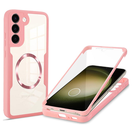 Capa MagSafe para Samsung Galaxy S23+ S916, Techsuit, ColorVerse 360, Rosa