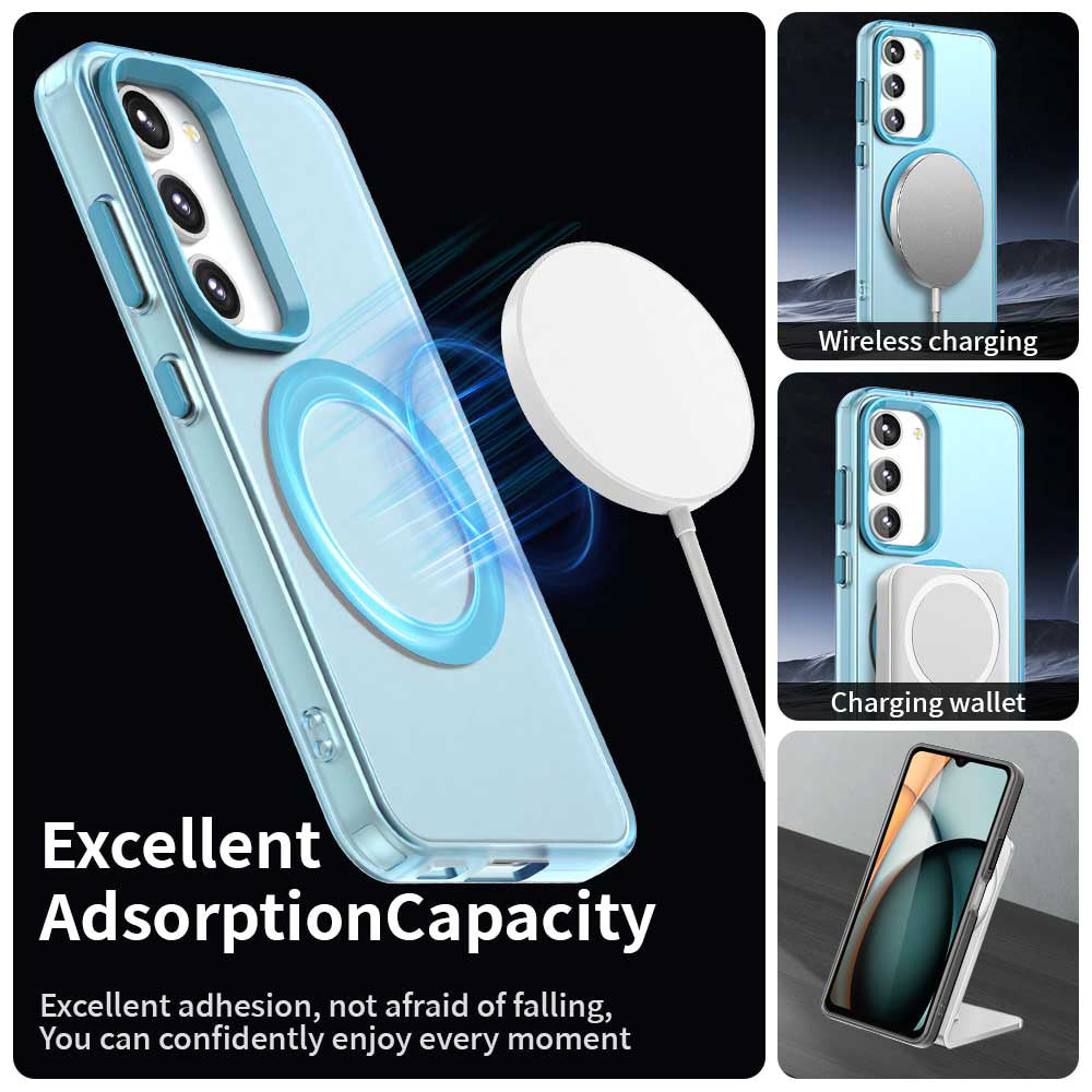 MagSafe Case for Samsung Galaxy S23 S911, Techsuit, CandyCase, Blue