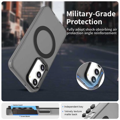 Capa MagSafe para Samsung Galaxy S23 S911, Techsuit, CandyCase, Preta