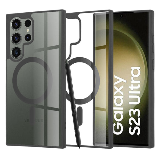 Capa MagSafe para Samsung Galaxy S23 Ultra S918, Techsuit, Pro, Preta