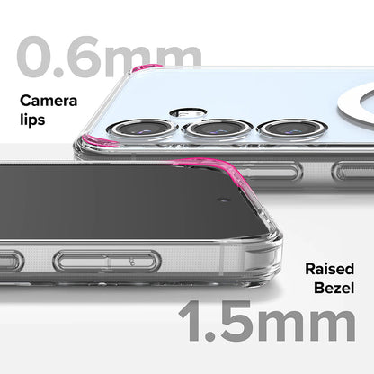Capa MagSafe para Samsung Galaxy S24 FE S721, Ringke, Fusion, Transparente