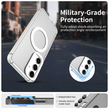 Capa MagSafe para Samsung Galaxy S24 FE S721, Techsuit, CandyCase, Branca