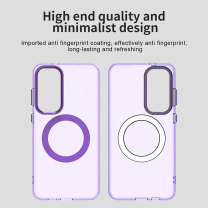 Capa MagSafe para Samsung Galaxy S24 FE S721, Techsuit, CandyCase, Roxo