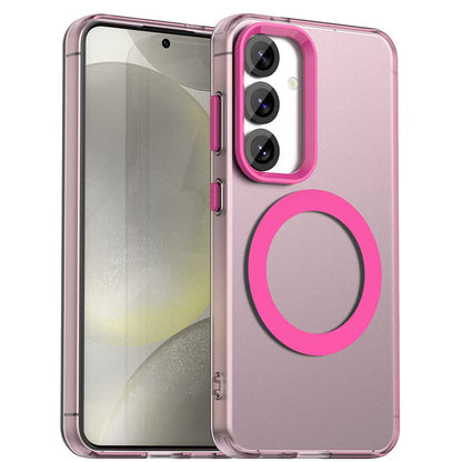 Capa MagSafe para Samsung Galaxy S24 FE S721, Techsuit, CandyCase, Rosa