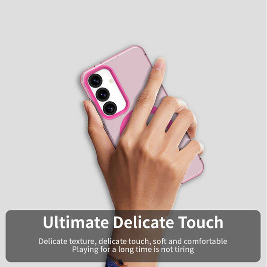 Capa MagSafe para Samsung Galaxy S24 FE S721, Techsuit, CandyCase, Rosa