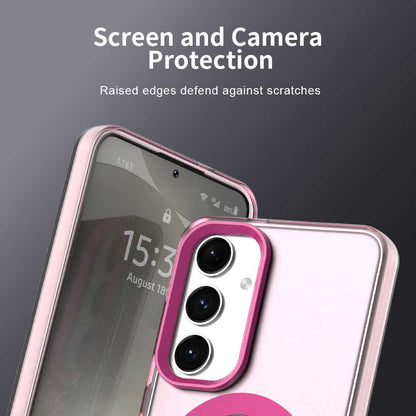 Capa MagSafe para Samsung Galaxy S24 FE S721, Techsuit, CandyCase, Rosa