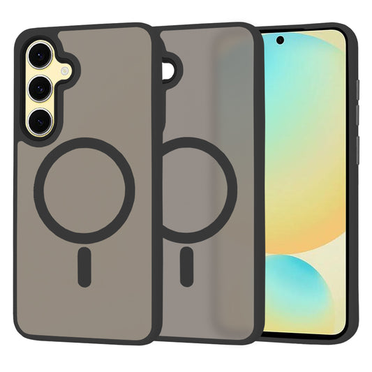 Capa MagSafe para Samsung Galaxy S24 FE S721, Techsuit, HaloFrost, Preta