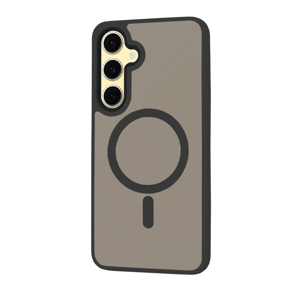 Capa MagSafe para Samsung Galaxy S24 FE S721, Techsuit, HaloFrost, Preta