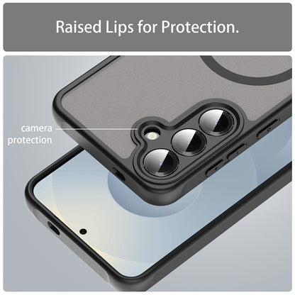 Capa MagSafe para Samsung Galaxy S24+ S926, Techsuit, HaloFrost II, Preta