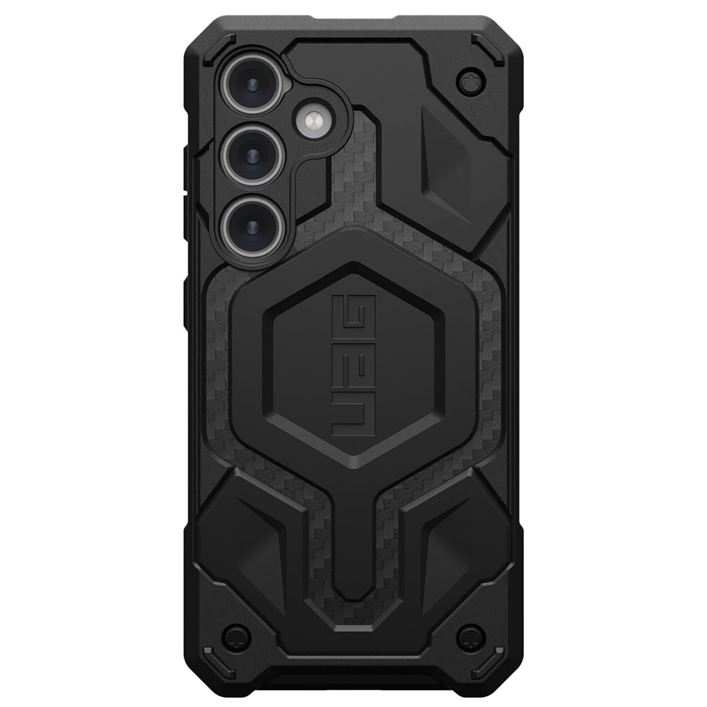Capa MagSafe para Samsung Galaxy S24 S921, Urban Armor Gear, Monarch Pro Carbon, Preta
