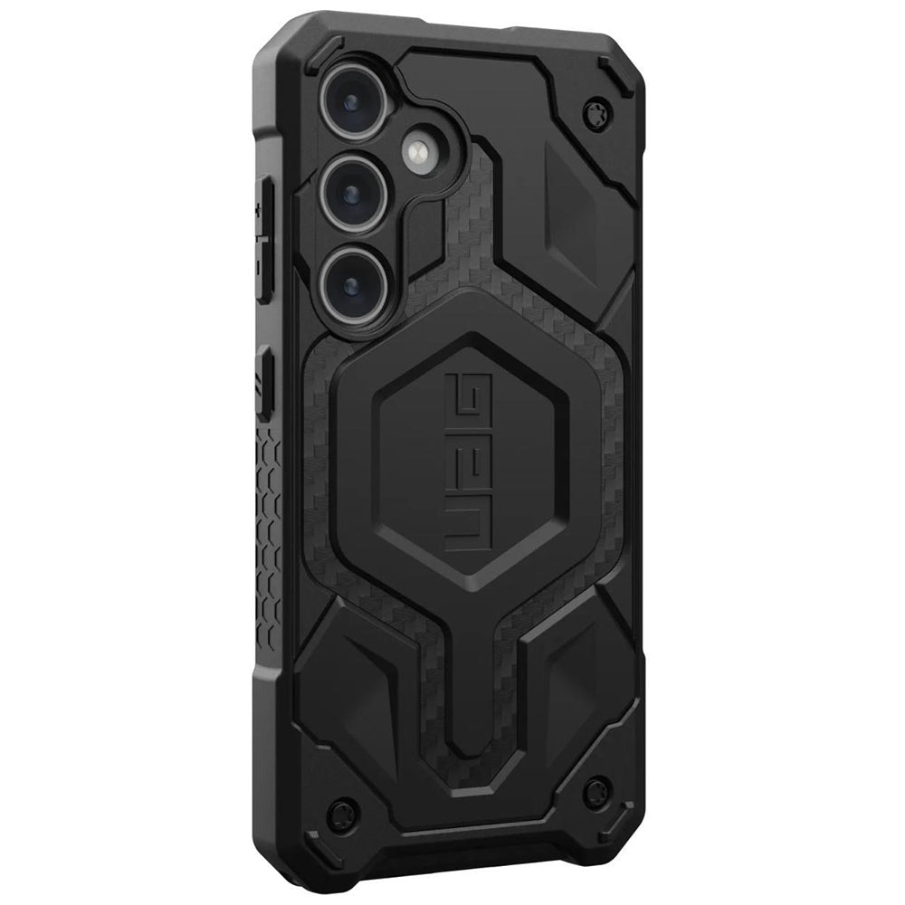 Capa MagSafe para Samsung Galaxy S24 S921, Urban Armor Gear, Monarch Pro Carbon, Preta