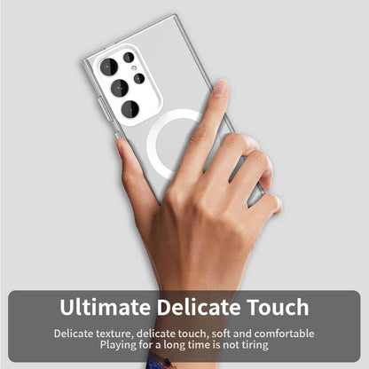 MagSafe Case for Samsung Galaxy S24 Ultra S928, Techsuit, CandyCase, White