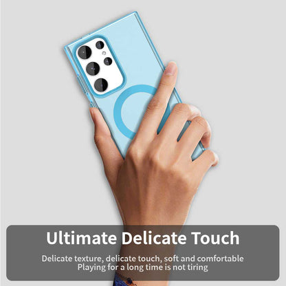 Capa MagSafe para Samsung Galaxy S24 Ultra S928, Techsuit, CandyCase, Azul
