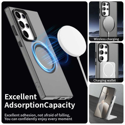 Capa MagSafe para Samsung Galaxy S24 Ultra S928, Techsuit, CandyCase, Preta
