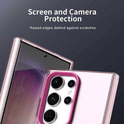 Capa MagSafe para Samsung Galaxy S24 Ultra S928, Techsuit, CandyCase, Rosa