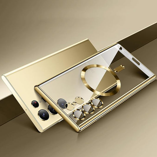 Capa MagSafe para Samsung Galaxy S24 Ultra S928, Techsuit, Luxury Crystal, Preta