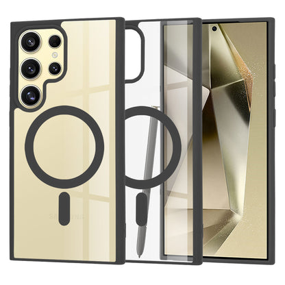 Capa MagSafe para Samsung Galaxy S24 Ultra S928, Techsuit, Pro, Preta