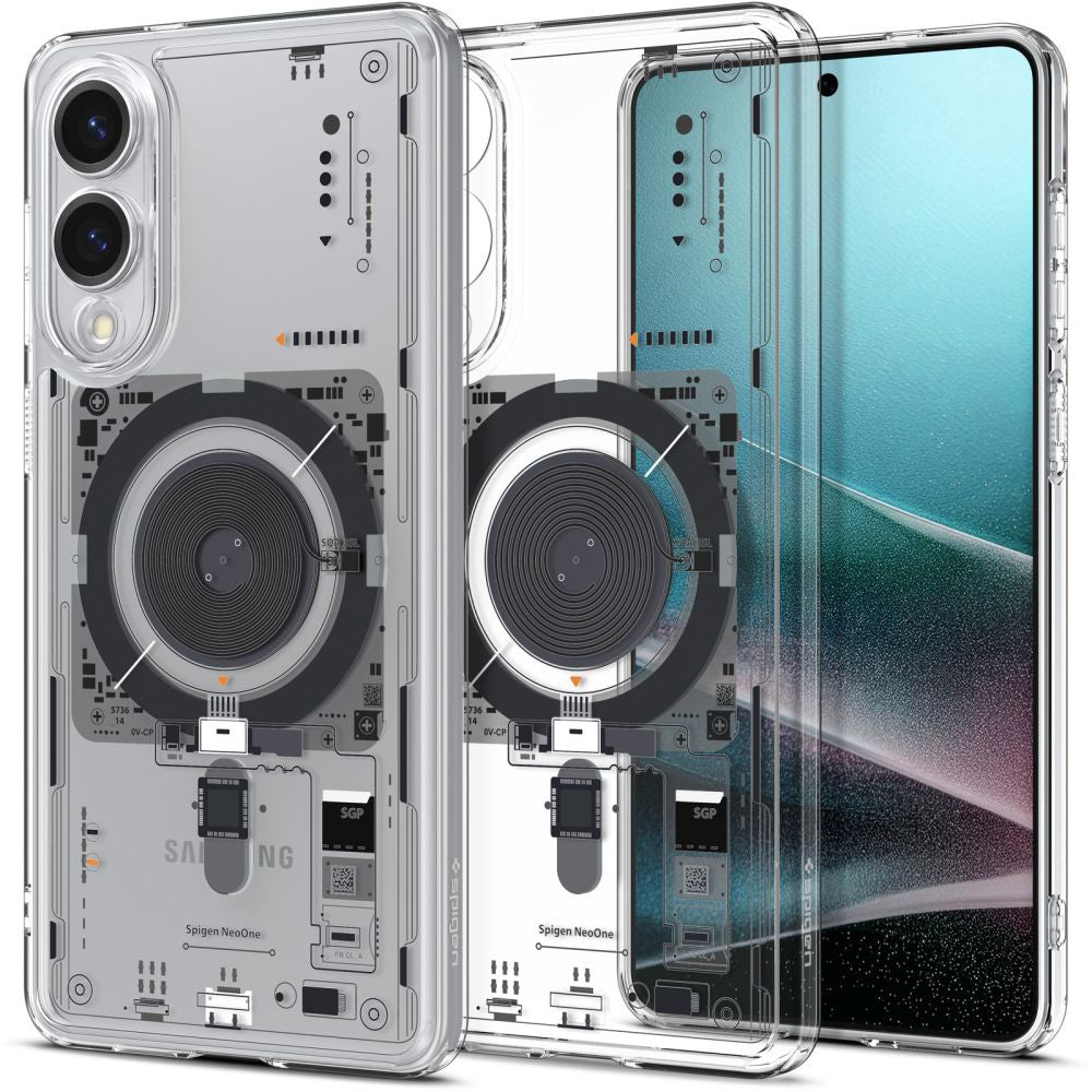 Capa MagSafe para Samsung Galaxy S25 Edge S937, Spigen, Ultra Hybrid Neo One, Transparente ACS09416