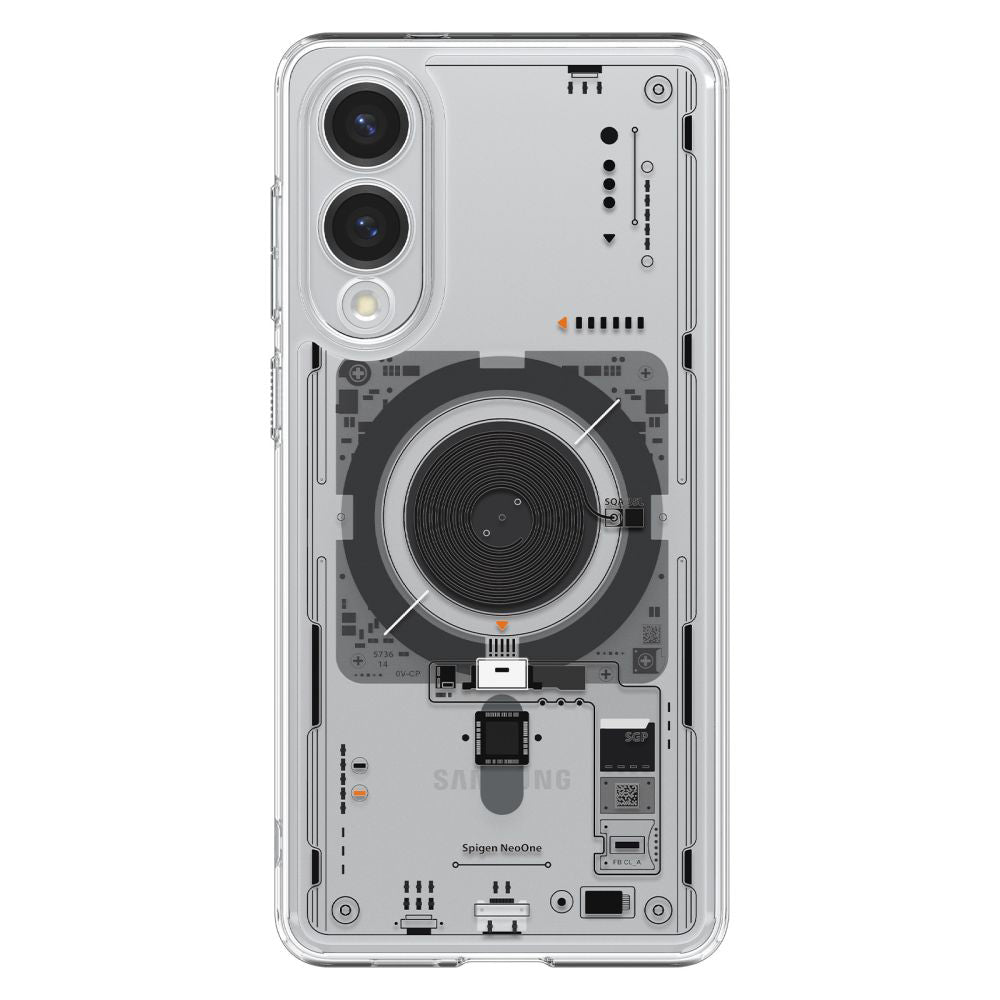 Capa MagSafe para Samsung Galaxy S25 Edge S937, Spigen, Ultra Hybrid Neo One, Transparente ACS09416