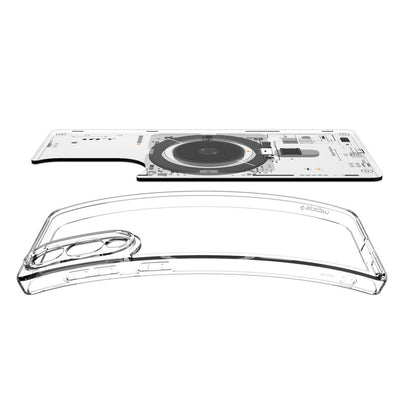 Capa MagSafe para Samsung Galaxy S25 Edge S937, Spigen, Ultra Hybrid Neo One, Transparente ACS09416