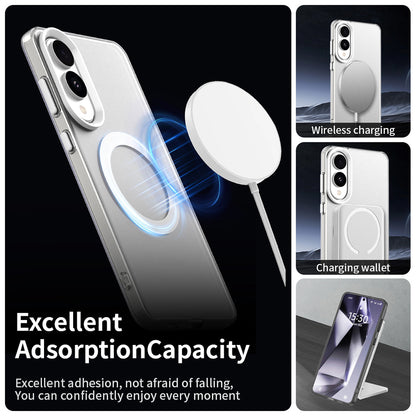 MagSafe Case for Samsung Galaxy S25 Edge S937, Techsuit, CandyCase, White