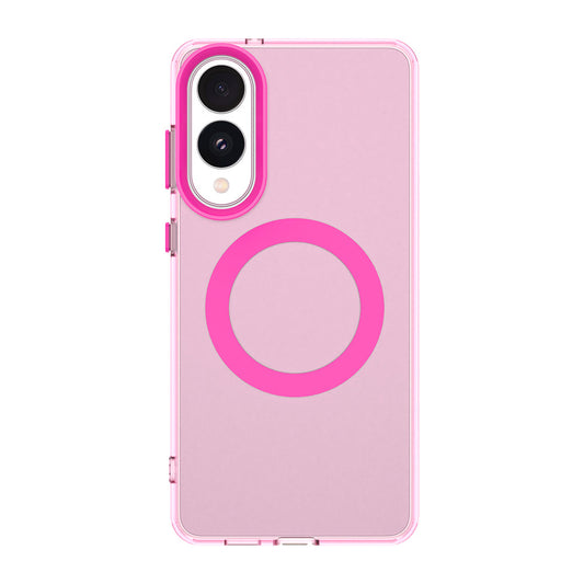 Capa MagSafe para Samsung Galaxy S25 Edge S937, Techsuit, CandyCase, Rosa